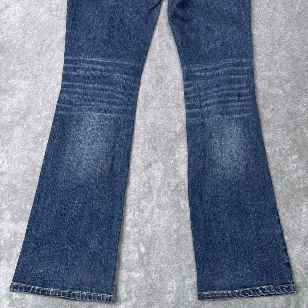 American Eagle Jeans Womens 4 Boot Cut Kick Boot High Rise Stretch Boho Flare - Picture 6 of 12